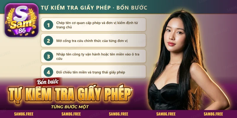 Bốn thẻ đánh số từ một đến bốn xếp dọc, màu kem